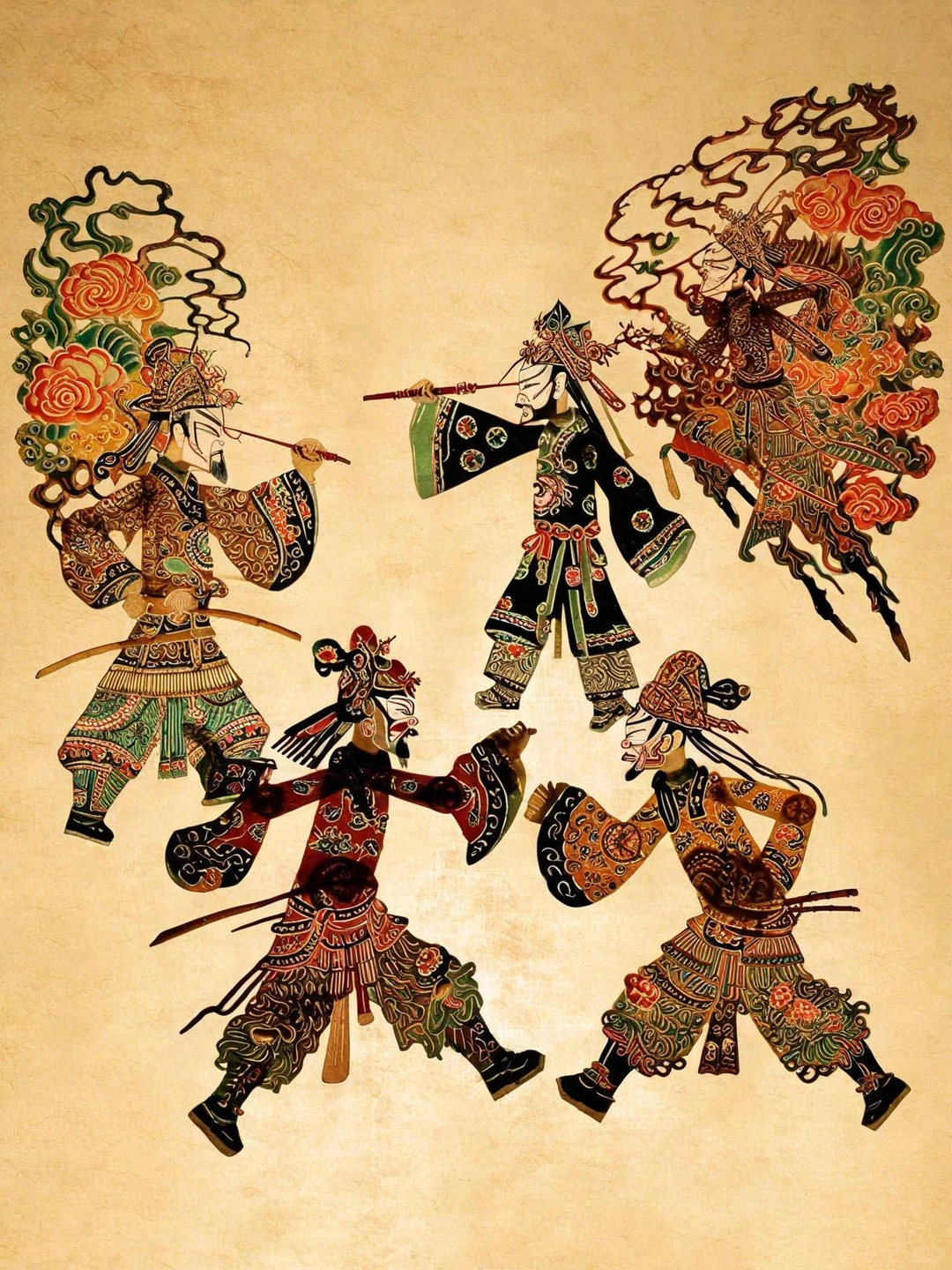 奇域AI｜AI竟然能出中式皮影效果了！