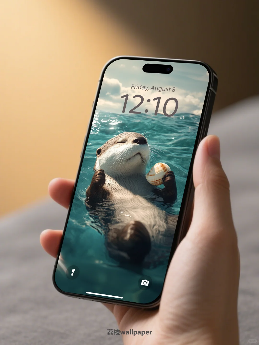 040｜简约高清壁纸｜慵懒海獭