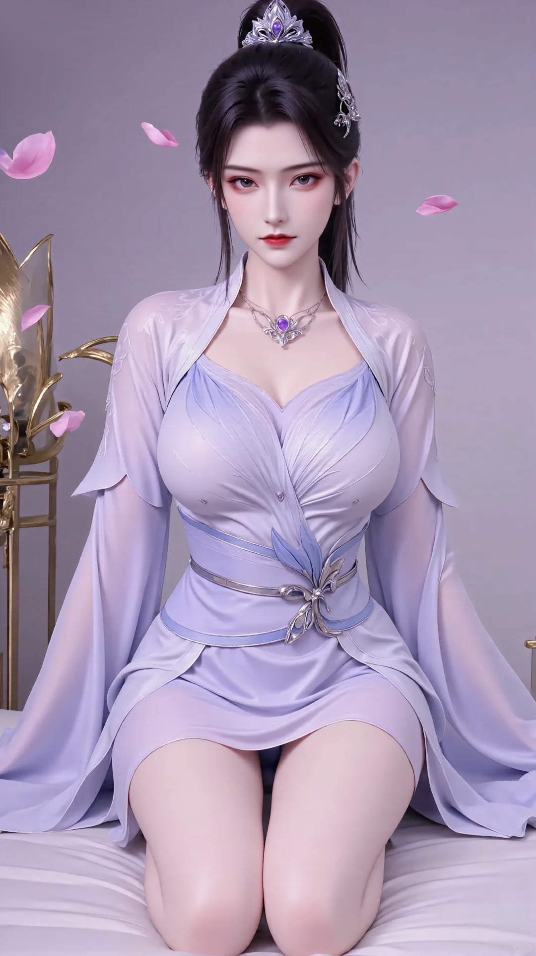 国漫女神《斗破苍穹》青仙子药尘好福气