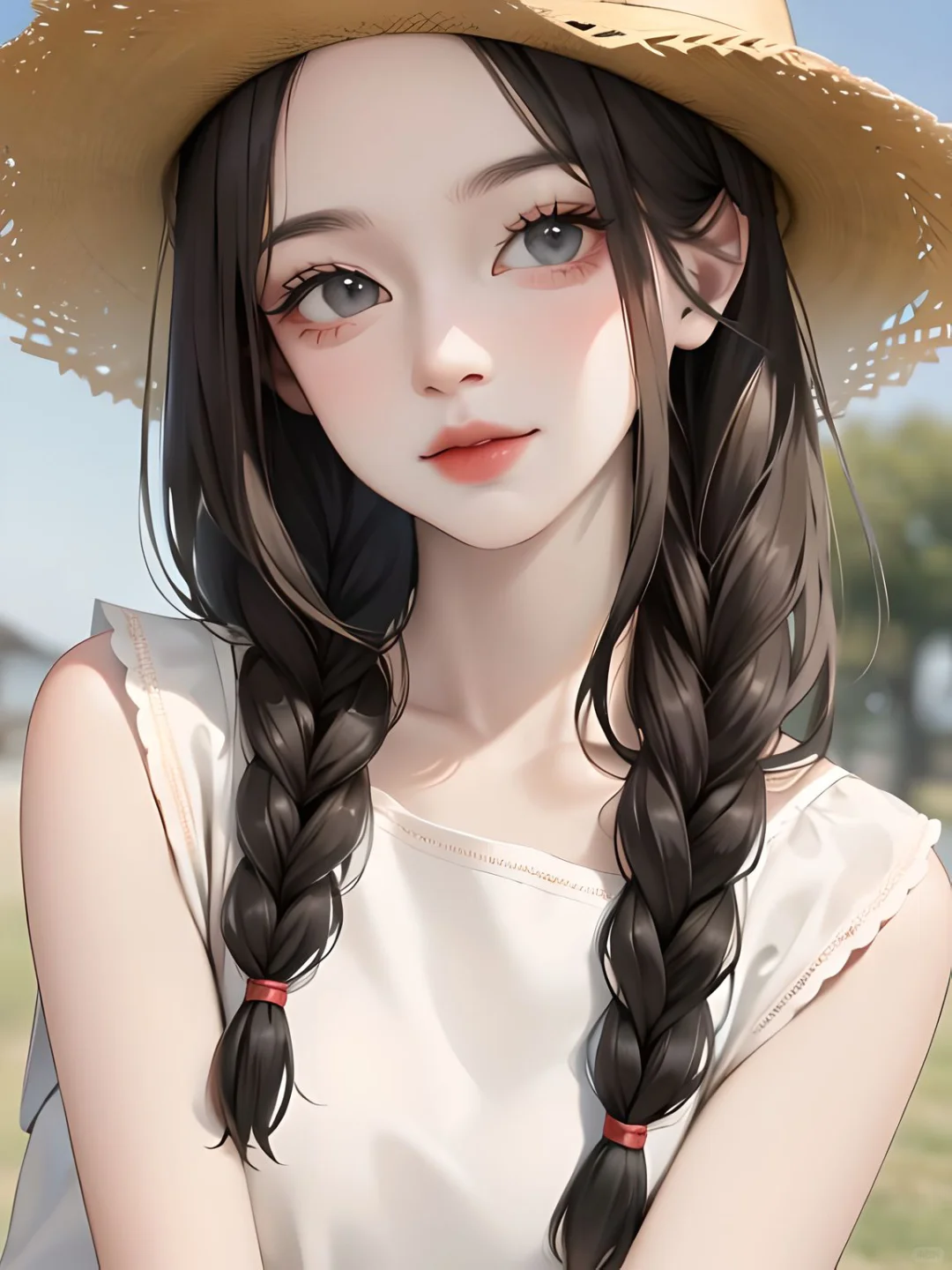 春日女孩｜Al插画