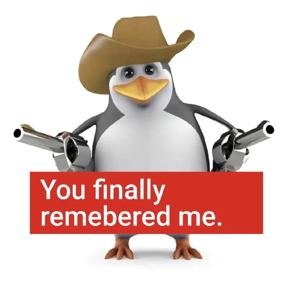 表情包：威廉泰尔企鹅 英文版