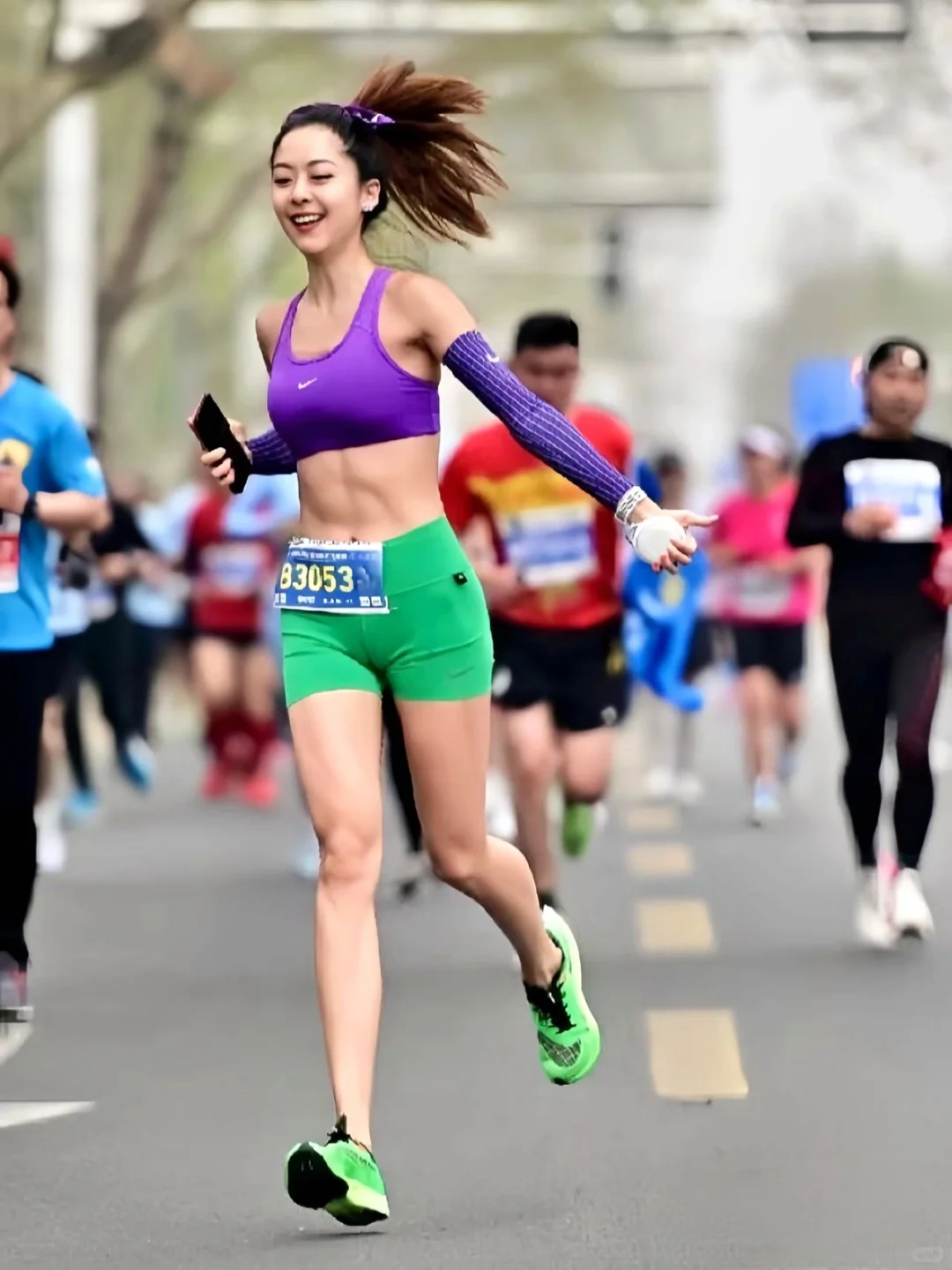 爱跑马拉松的女人真的好看，不信，自己看！