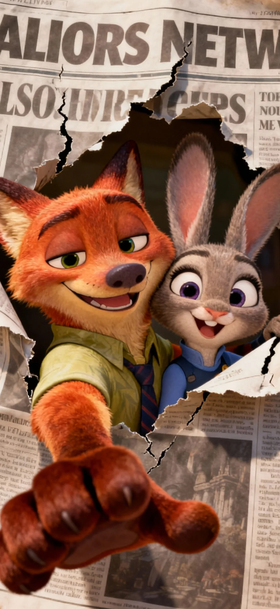 疯狂动物城｜尼克朱迪壁纸1