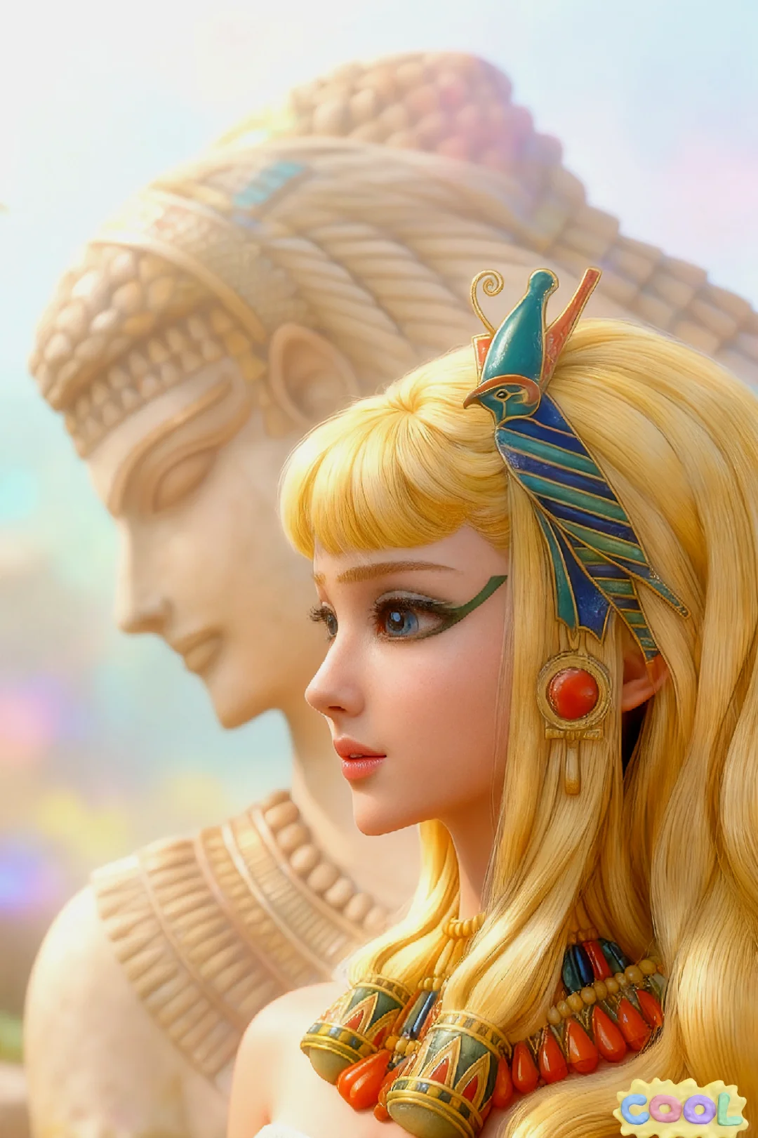 Ai眼中不同版本的黄金公主