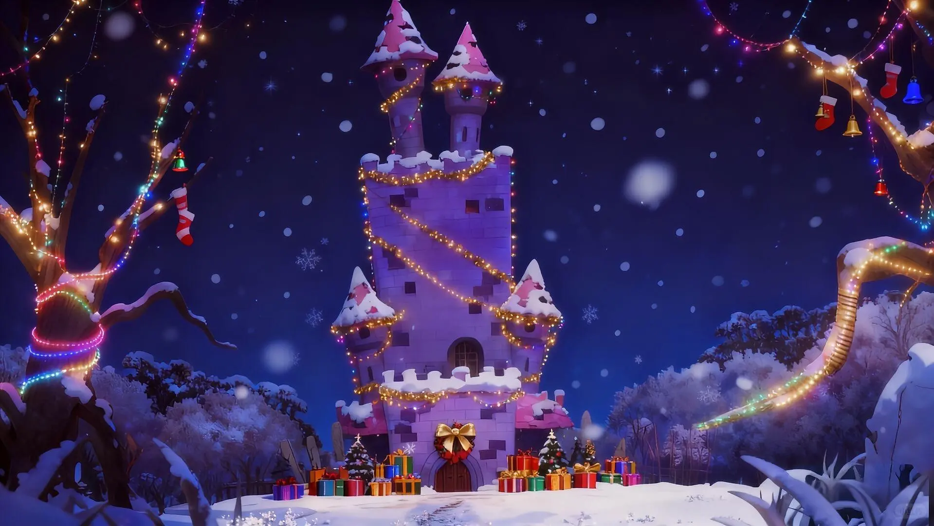 羊村狼堡｜静态iPad电脑朋友圈背景图