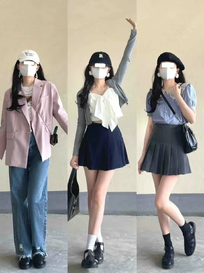 甜纯女孩穿搭⛱️氛围感拉满💕很难不爱❤️ #