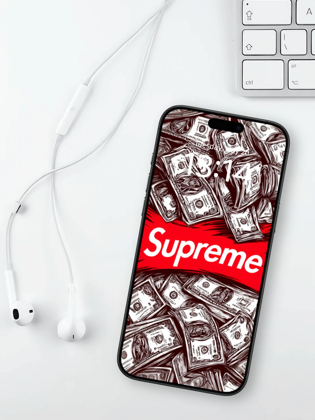 Supreme壁纸 l 美金滚滚来
