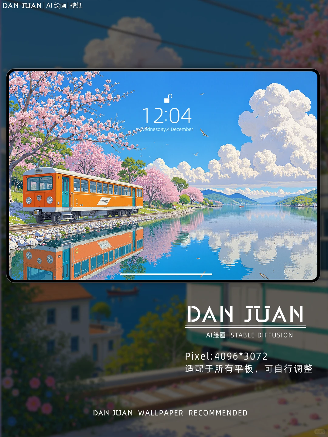 用春日装点列车｜蛋卷壁纸257