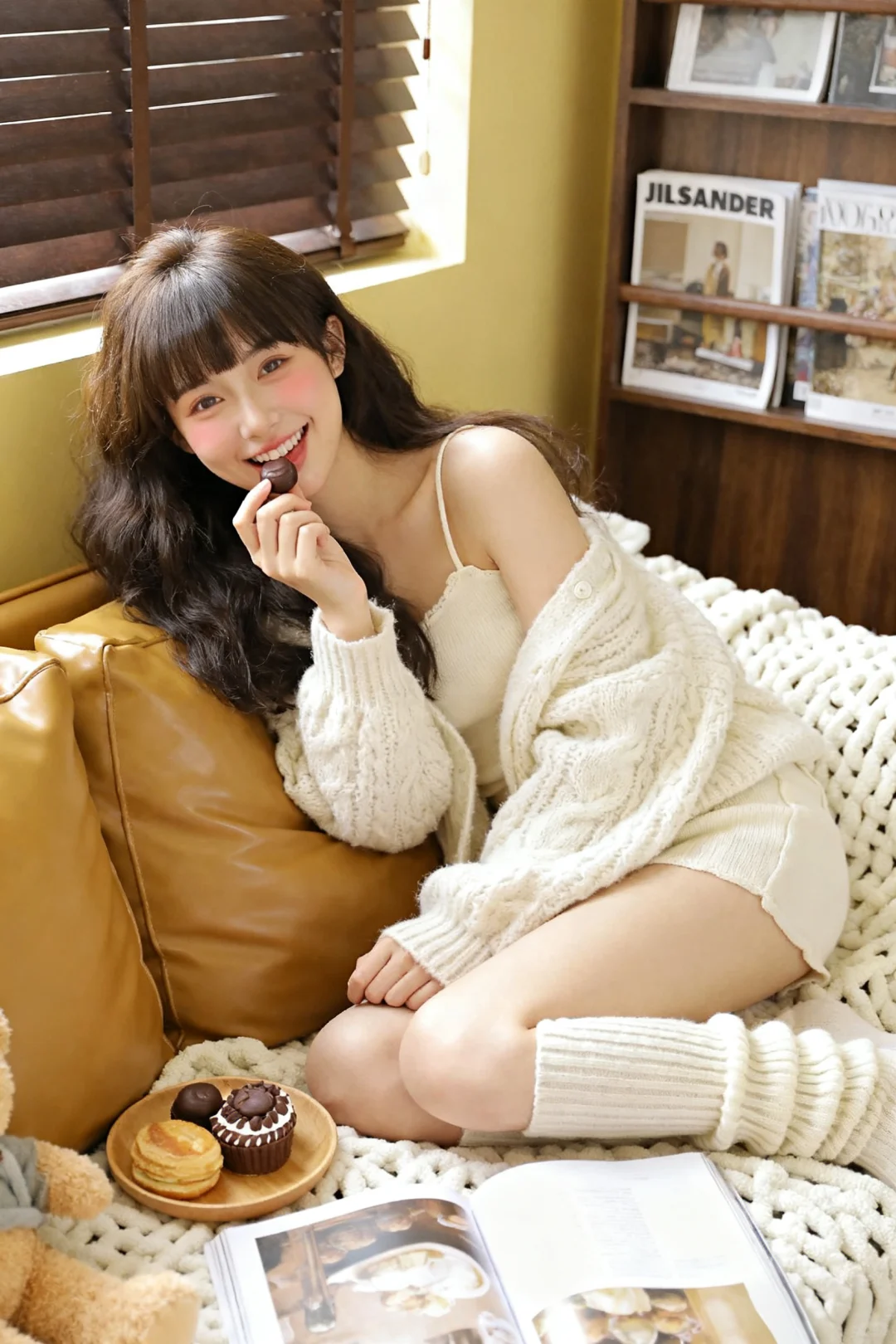 Ai写真●怎样0元生成超甜居家慵懒风写真？