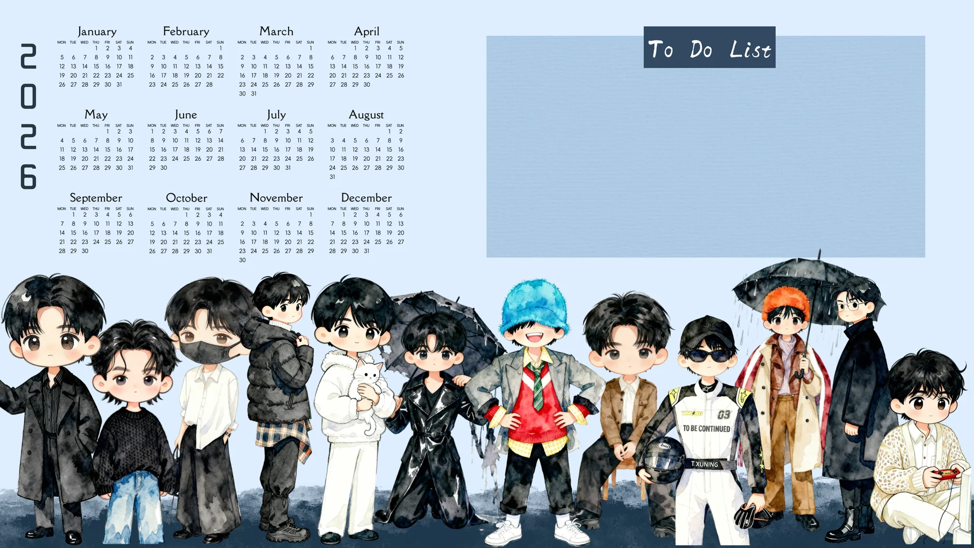 改了一版电脑壁纸的～