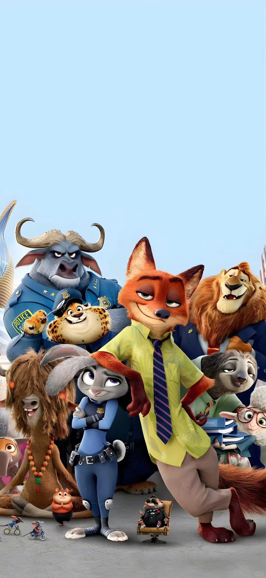 疯狂动物城2的手机壁纸来啦！