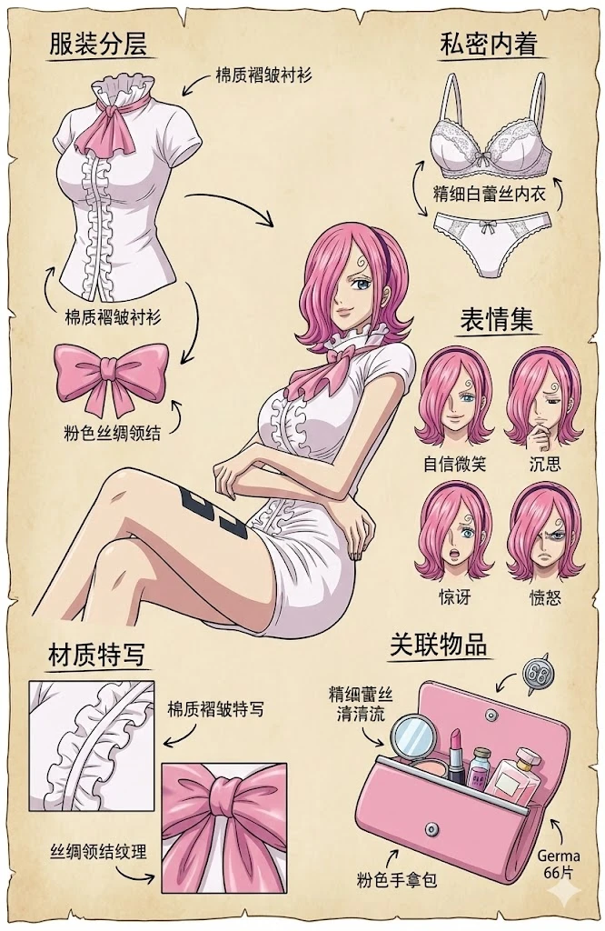 海贼王6大美女拆解，谁是你心里的NO.1