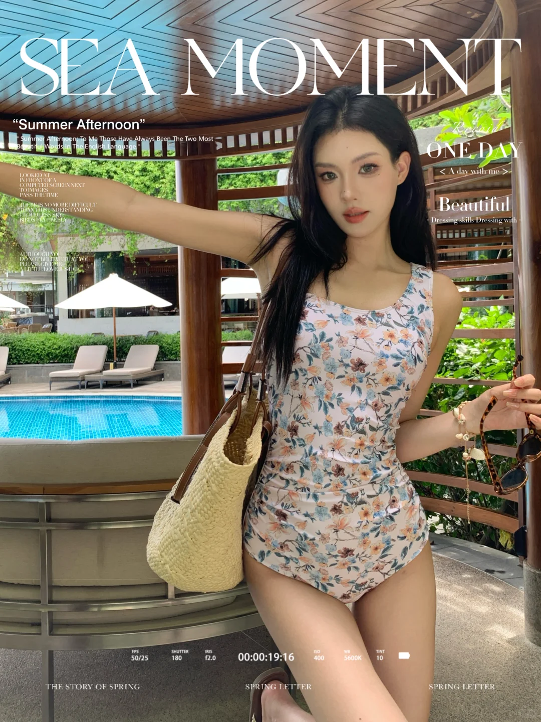 🌺海岛度假的碎花浪漫｜繁花穿进泳衣的浪漫