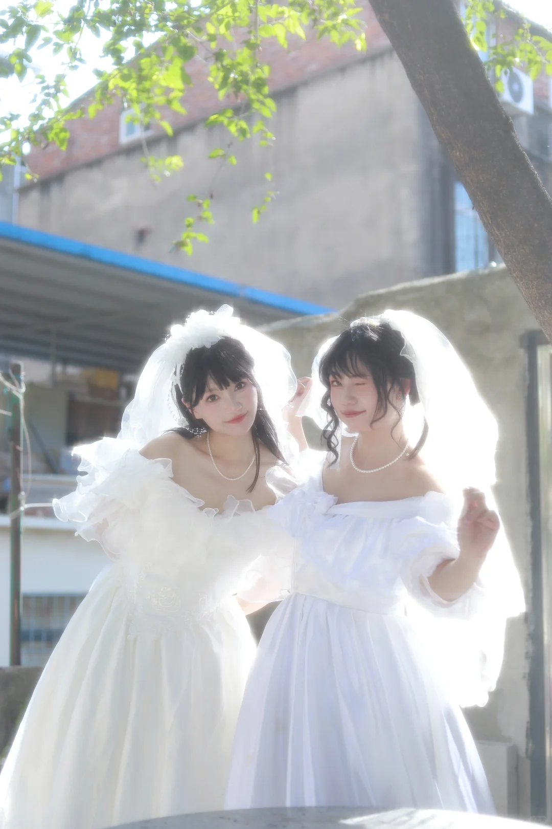 和闺蜜的婚纱写真太好拍了！（客返）