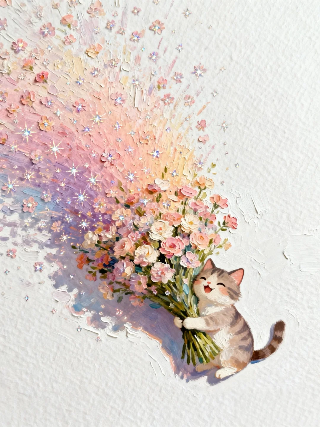 收到花花的小猫开心极了✨