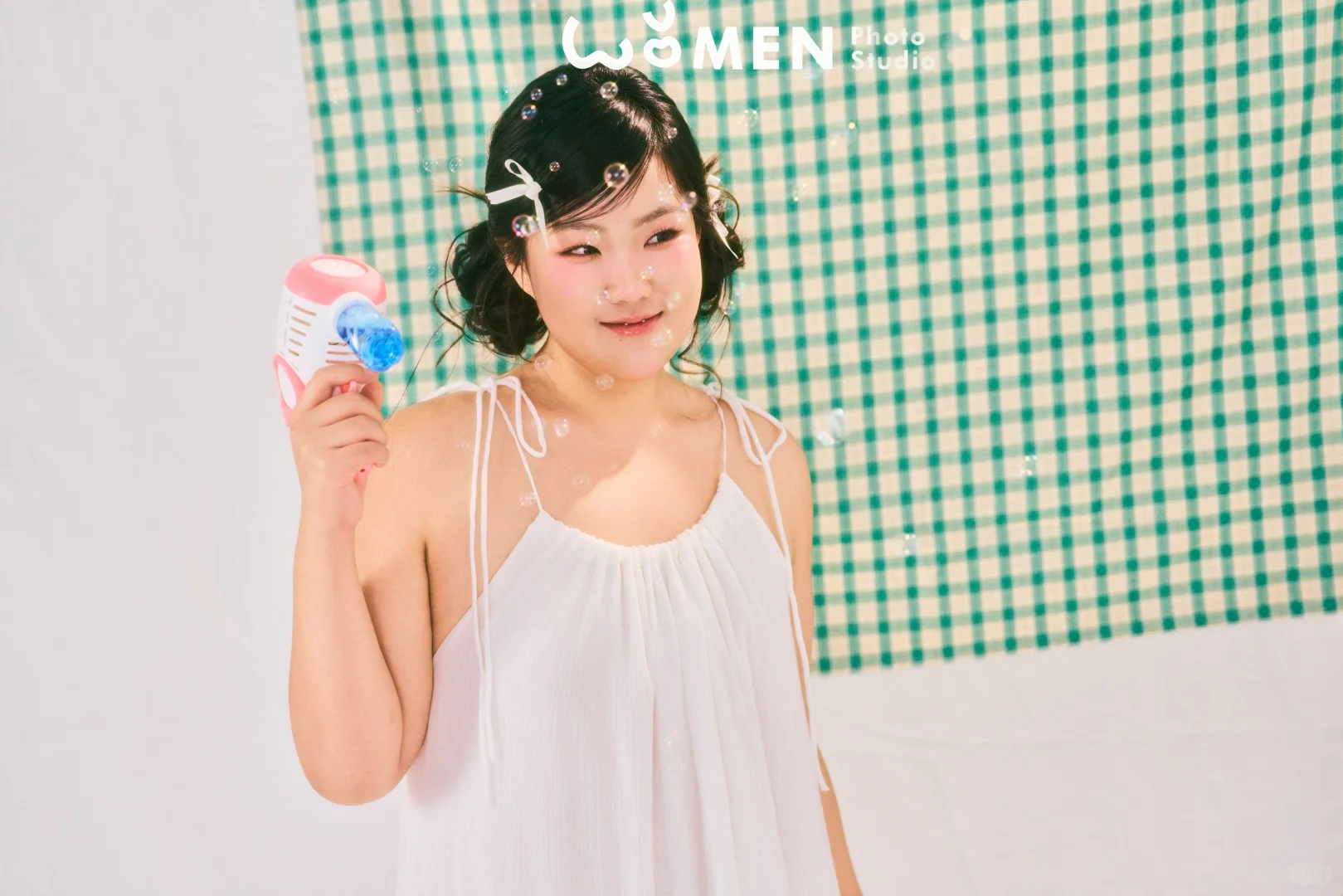 大码模特拍圣诞主题写真照的一天🎄