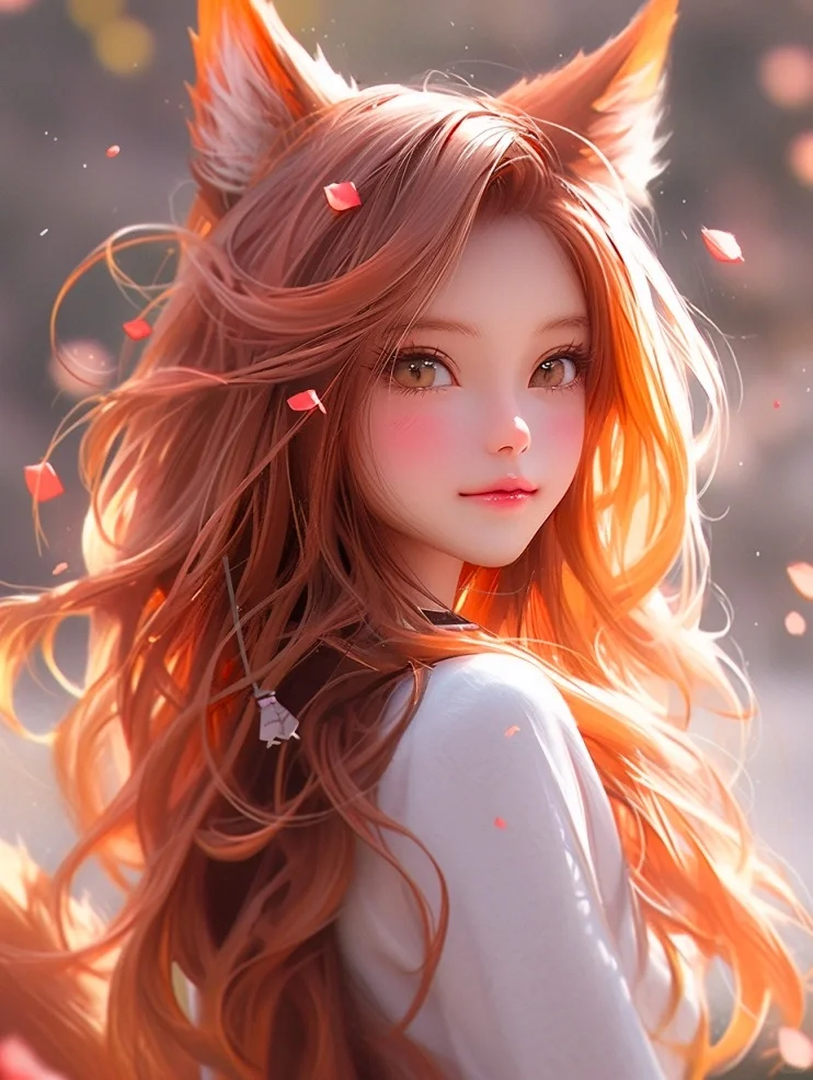 Midjourney I 九尾狐的诱惑能抗住不？