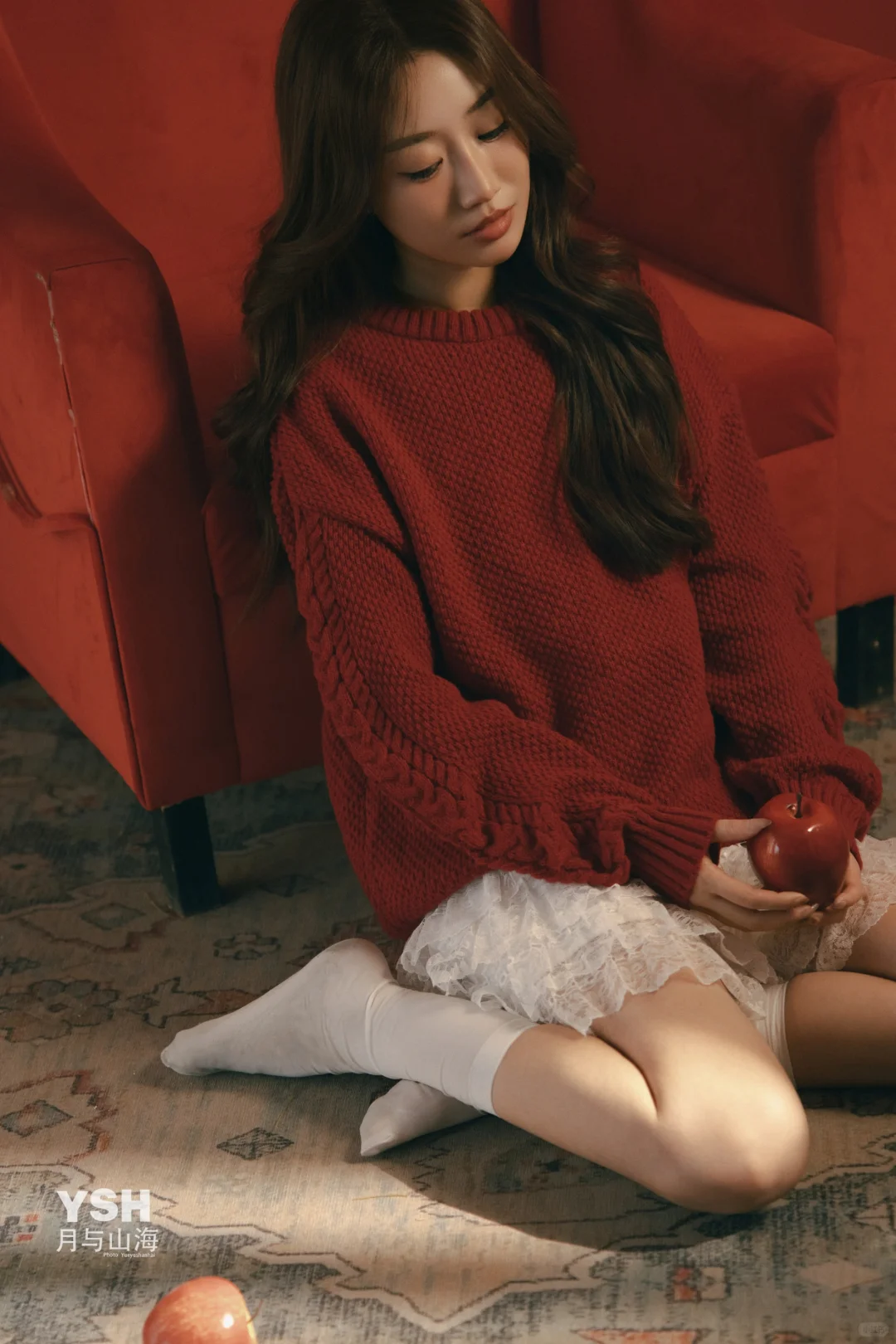 圣诞写真🎄今年圣诞一定要拍套的红色毛衣