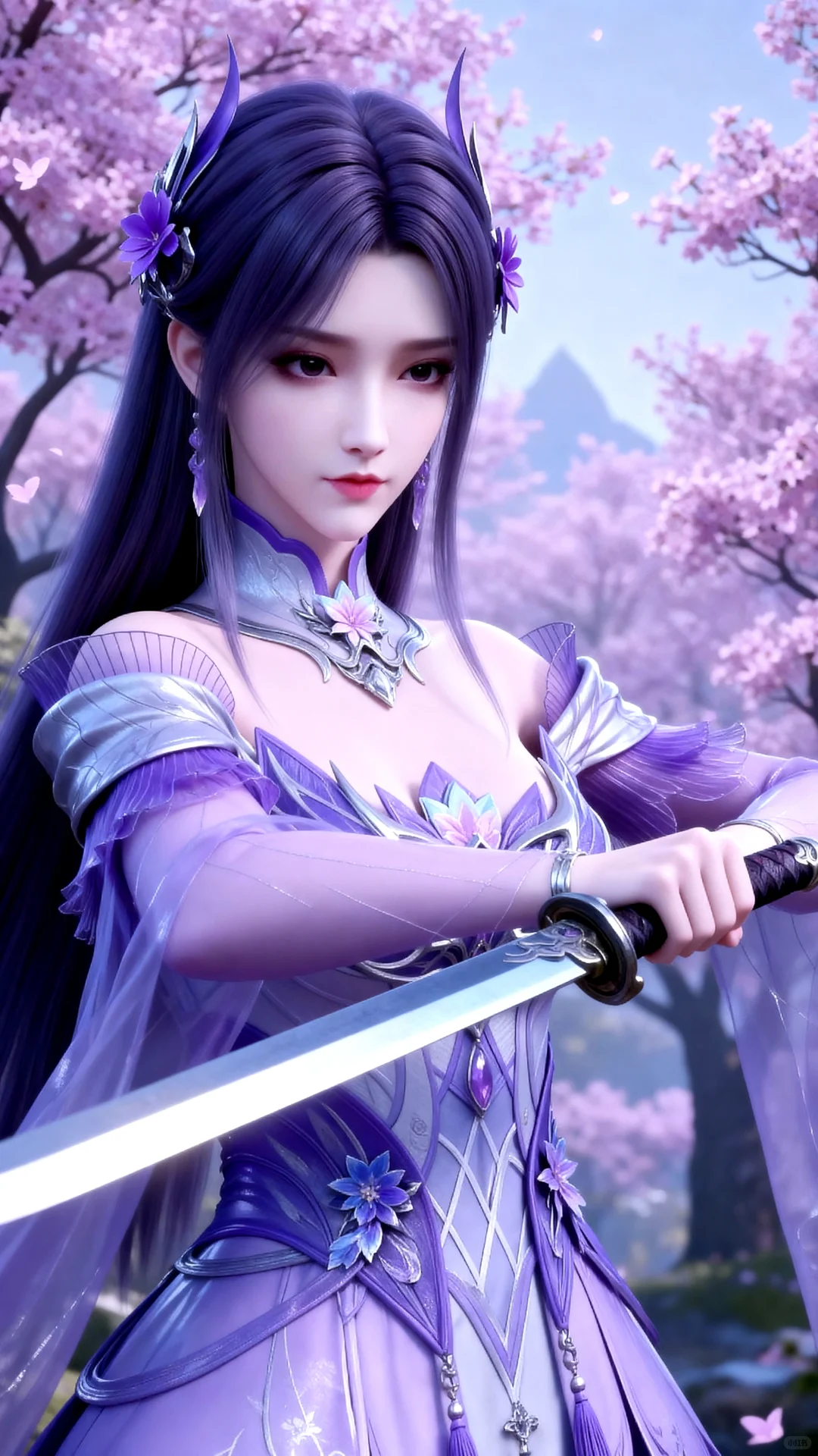 国漫女神｜小医仙斗破苍穹AI二次元动漫壁纸