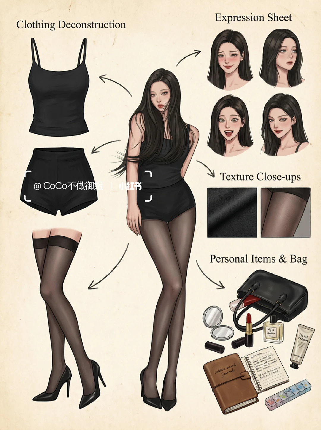 nana banana的ootd拆解真的把我惊艳到了