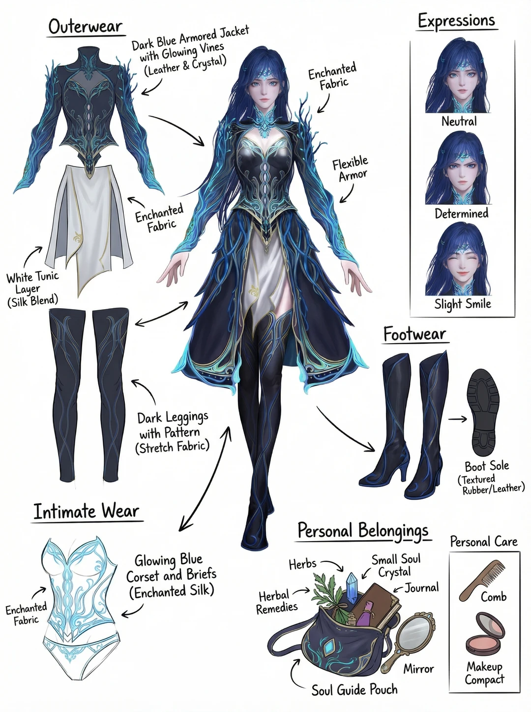 小说女主穿搭拆解👀