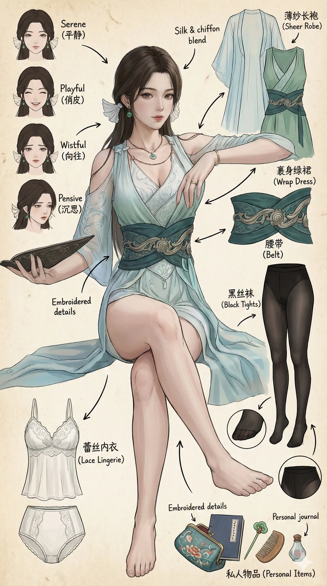 凡人设定图，天啦噜，太离谱