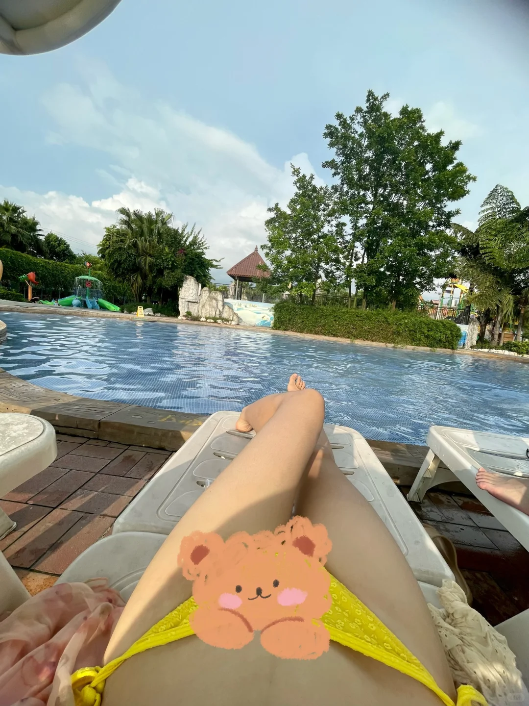 第一次穿比基尼｜黄色好明媚🔆