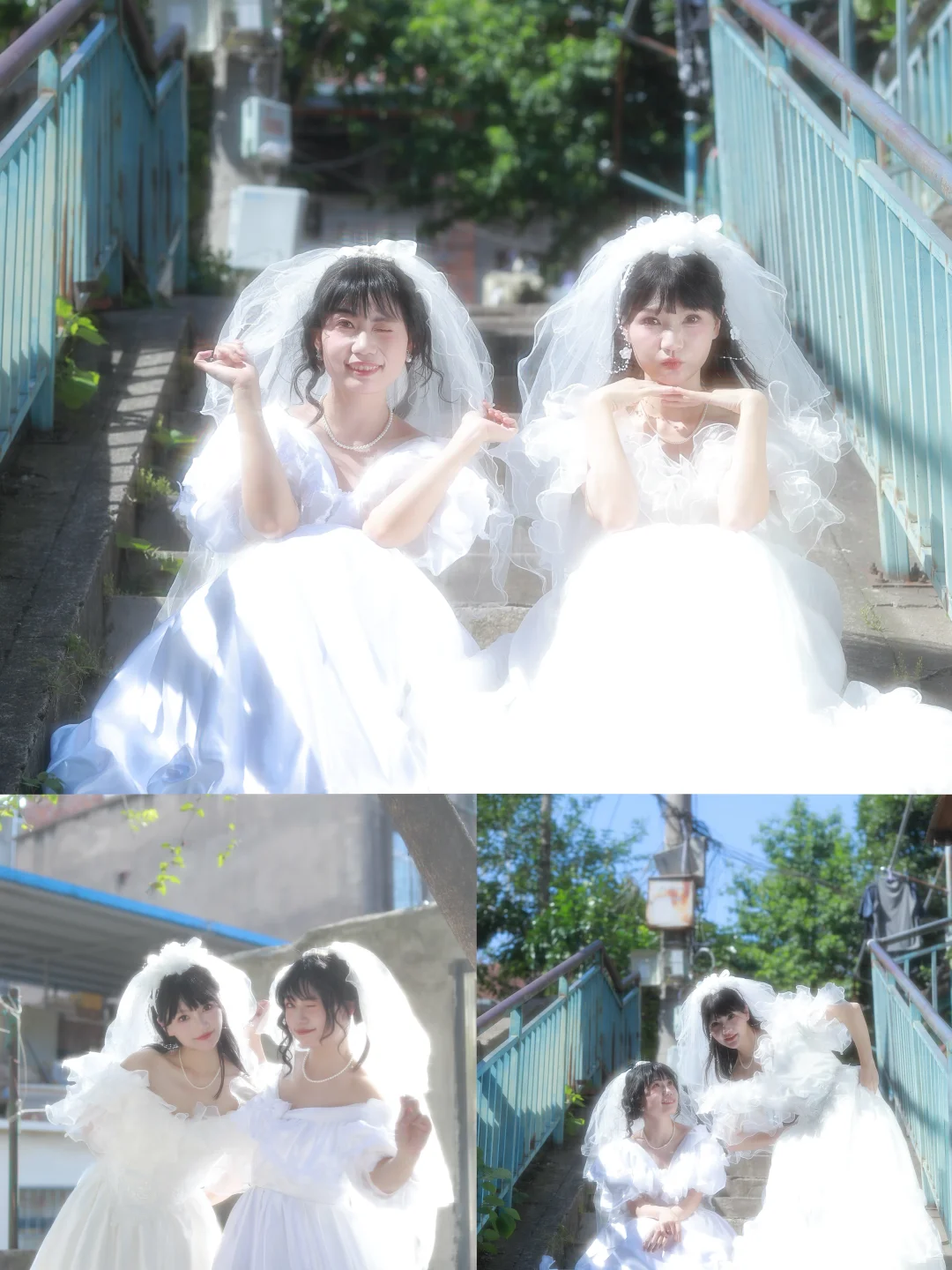 和闺蜜的婚纱写真太好拍了！（客返）