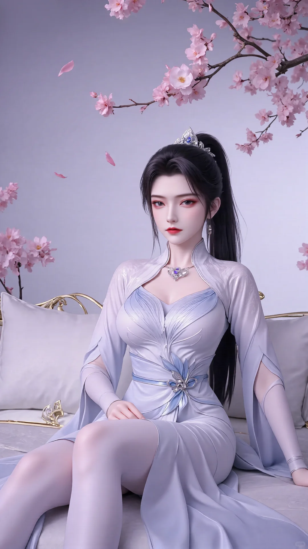 国漫女神《斗破苍穹》青仙子药尘好福气