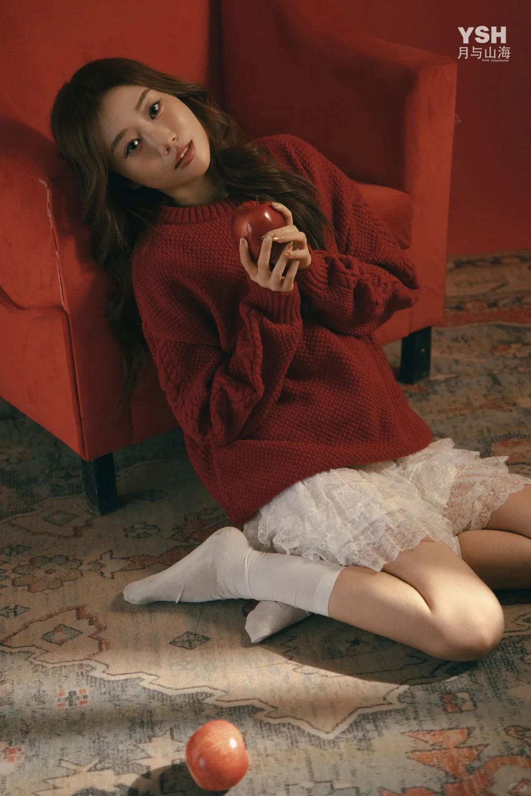 圣诞写真🎄今年圣诞一定要拍套的红色毛衣