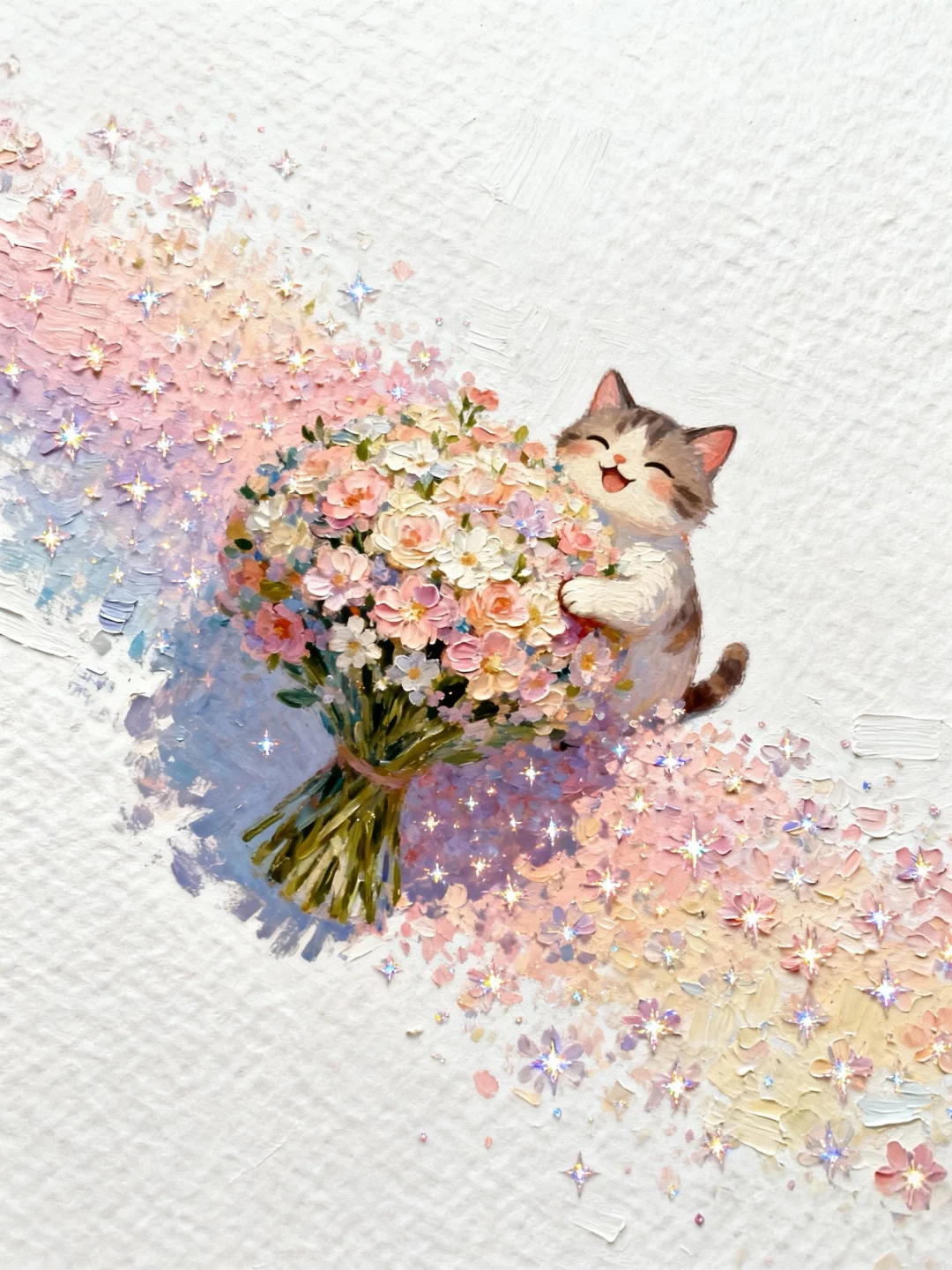 收到花花的小猫开心极了✨