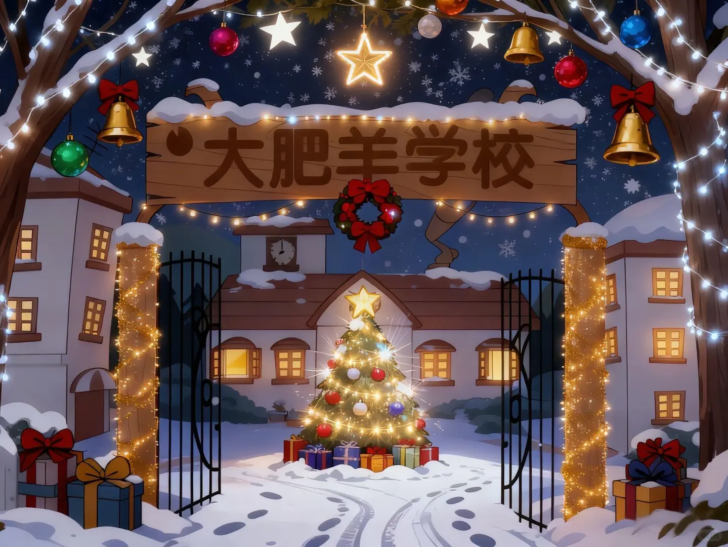 羊村狼堡｜静态iPad电脑朋友圈背景图