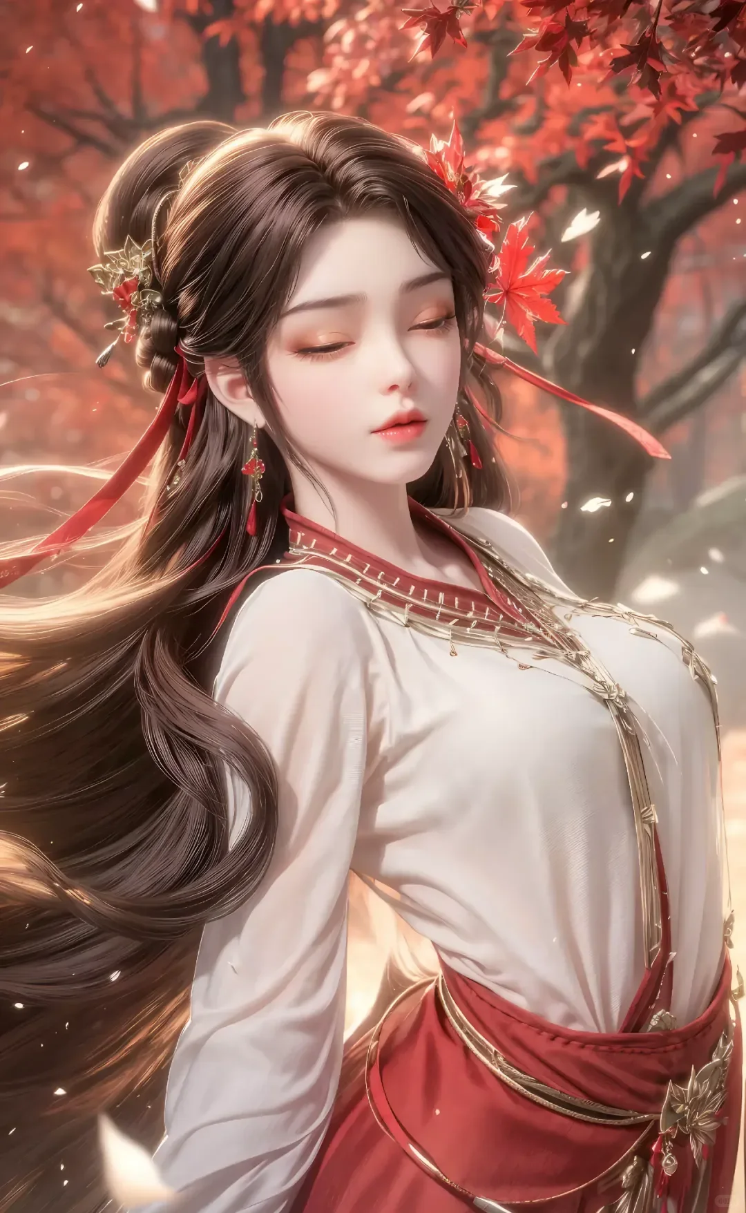 《完美世界》火灵儿 采桑女高清壁纸