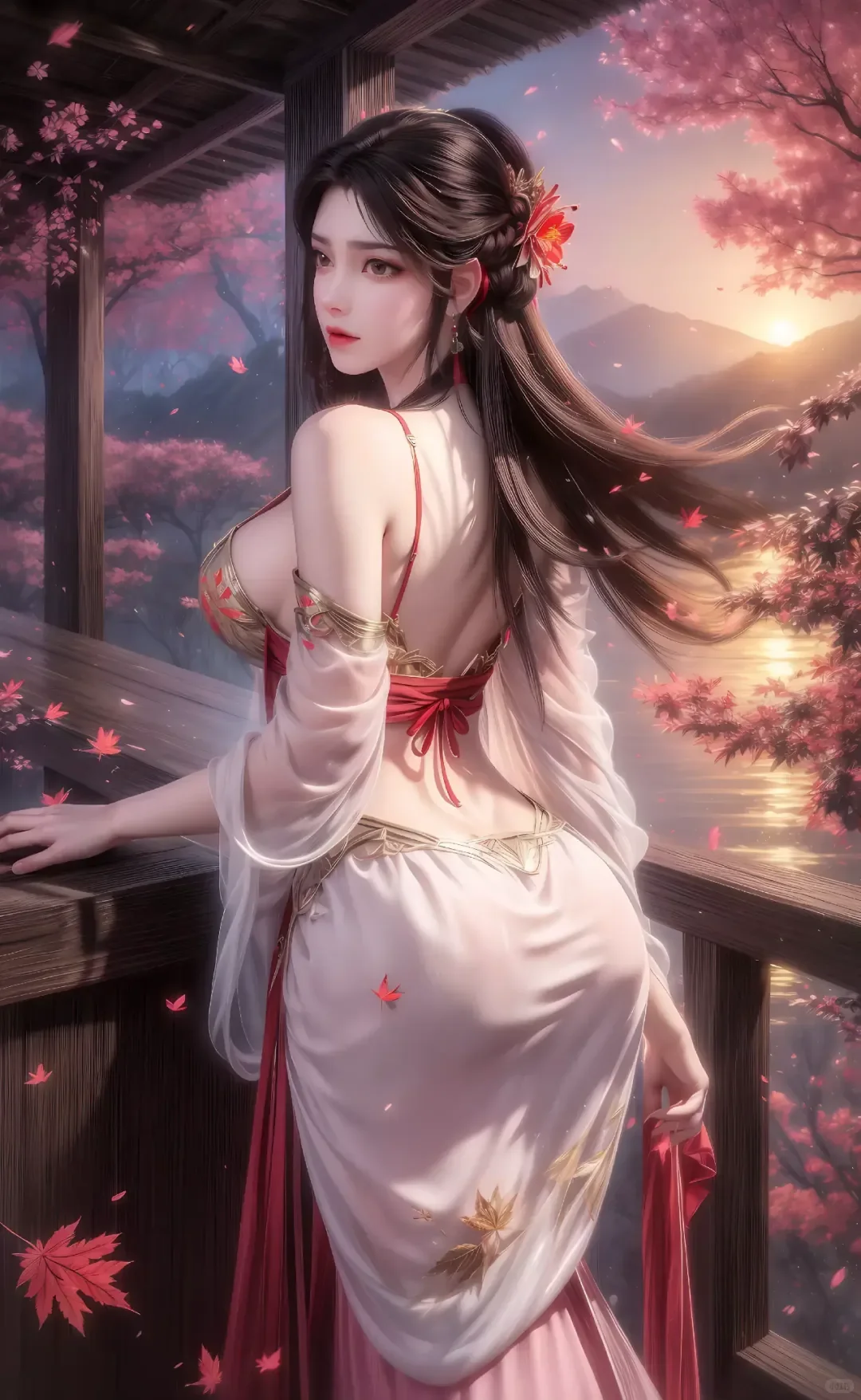 《完美世界》火灵儿 采桑女高清壁纸