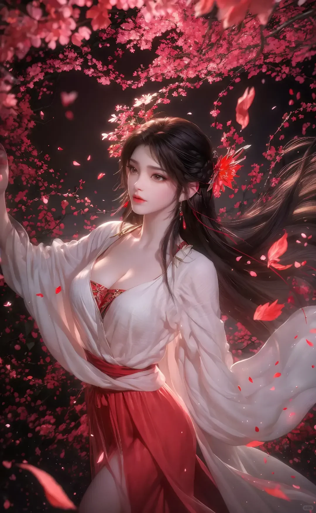 《完美世界》火灵儿 采桑女高清壁纸