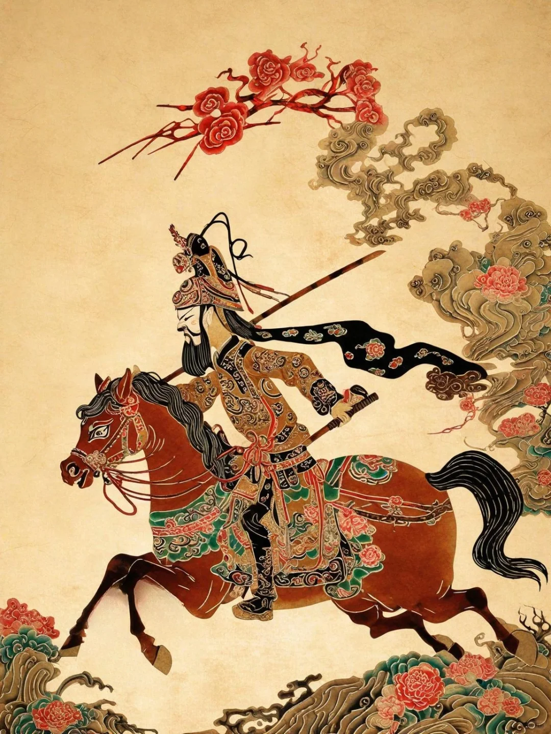 奇域AI｜AI竟然能出中式皮影效果了！