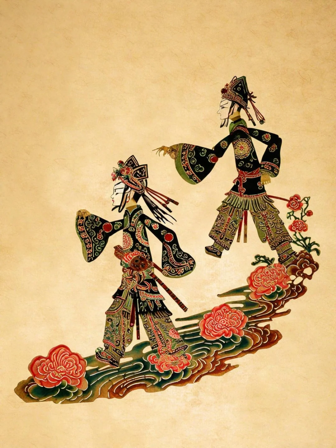 奇域AI｜AI竟然能出中式皮影效果了！