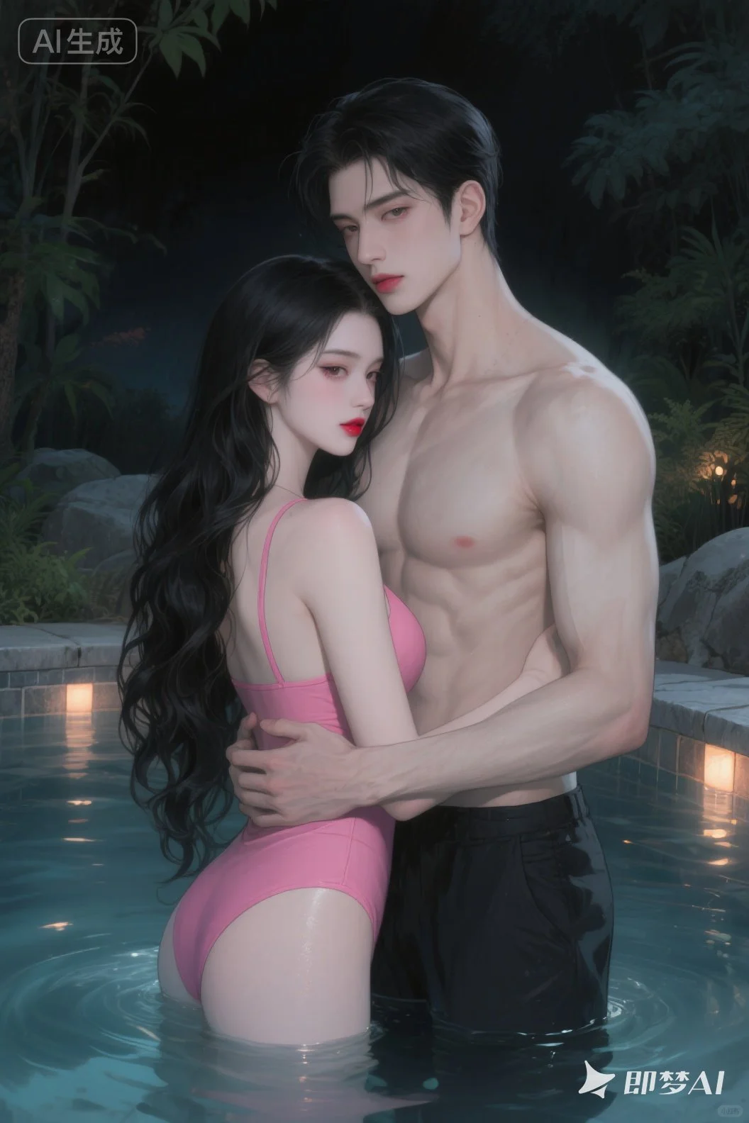🐱即梦分享【3.0】泳池/肌肉/情侣