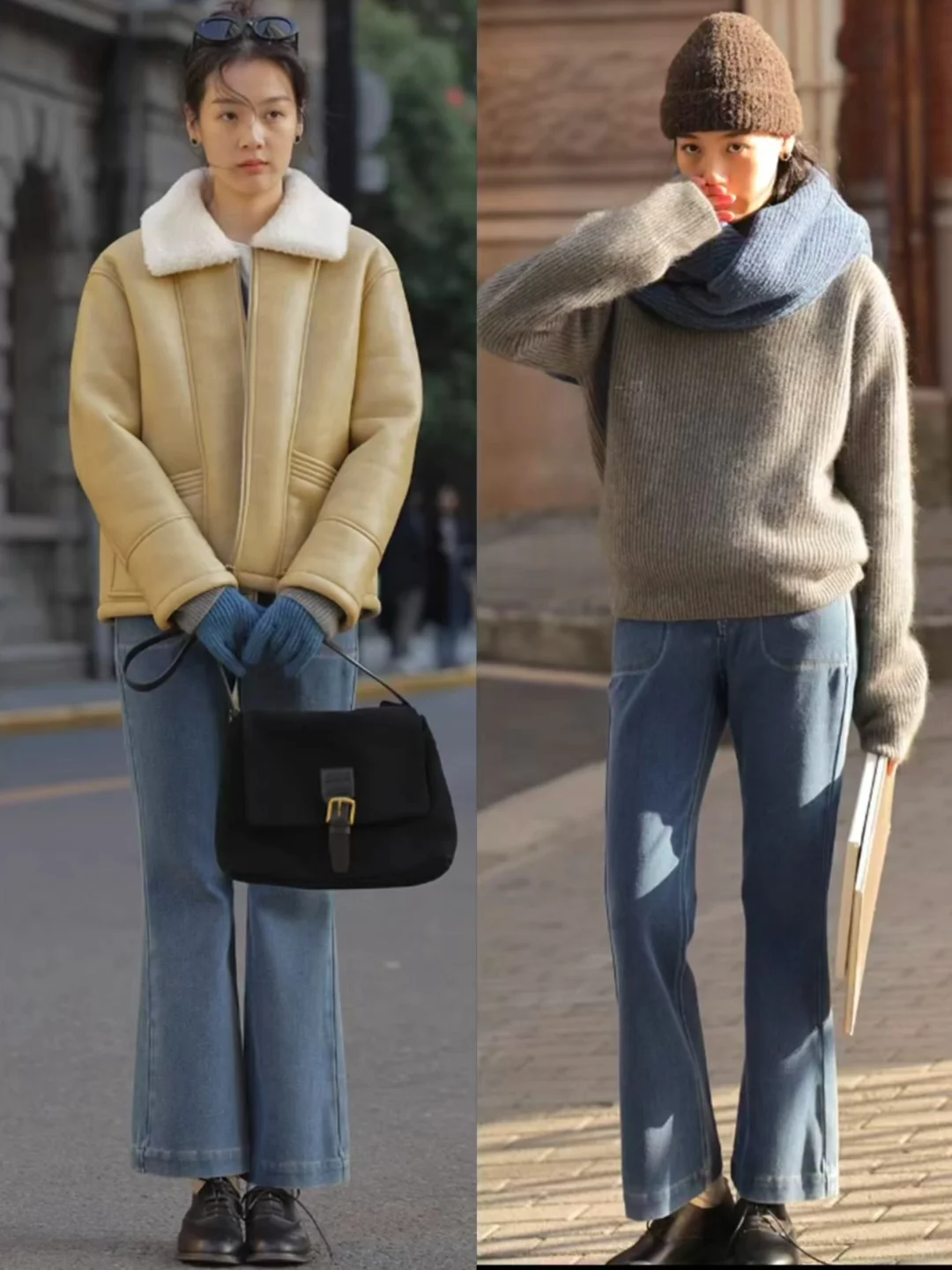 “轻文艺法式复古”☕️秋冬复古通勤叠穿指南