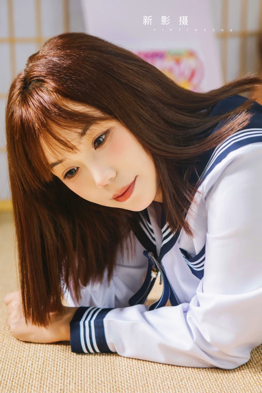 Jk日系古早感漫画写真|开远摄影