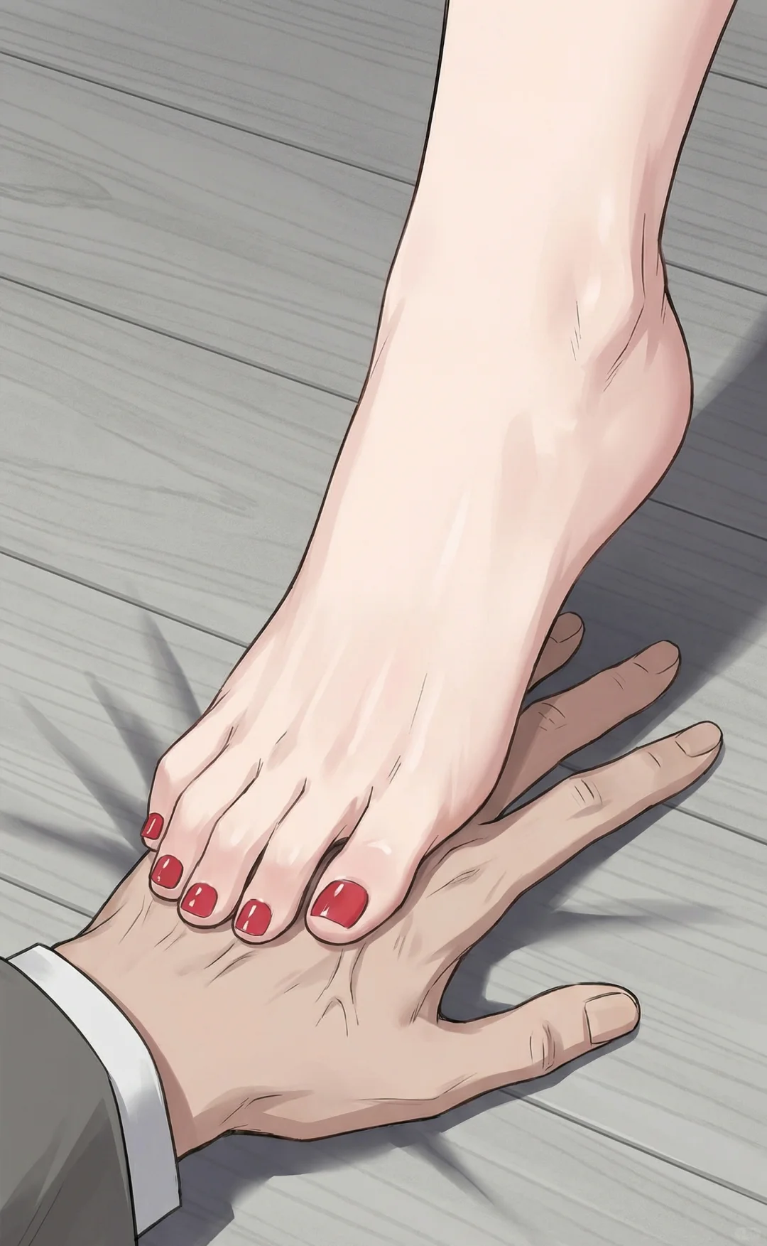 “宁姐，你的脚……我的手…呜呜……”