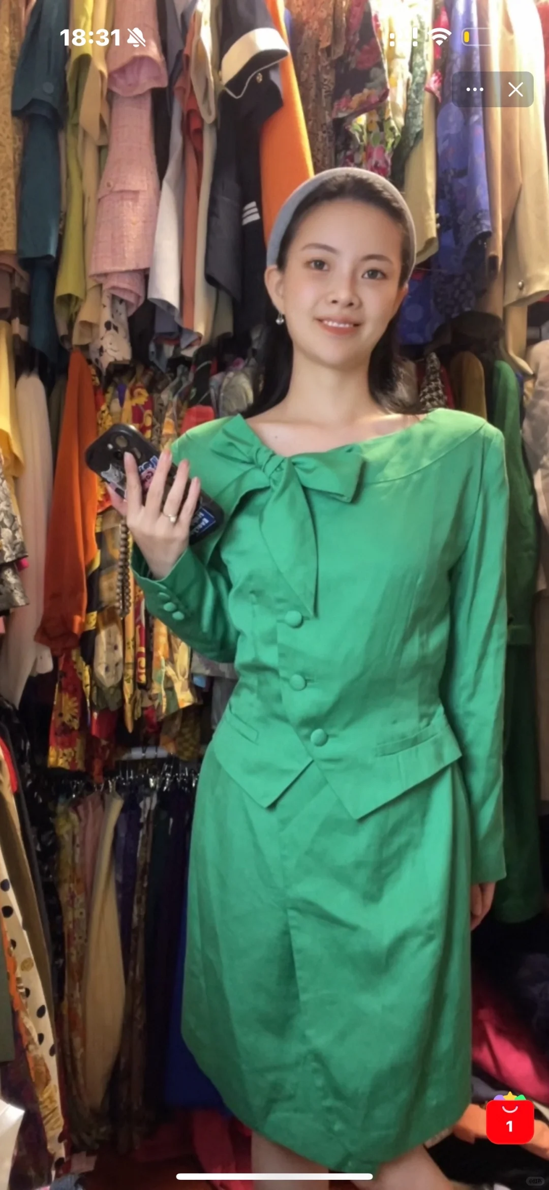 复古vintage穿搭、这套真的好显白！