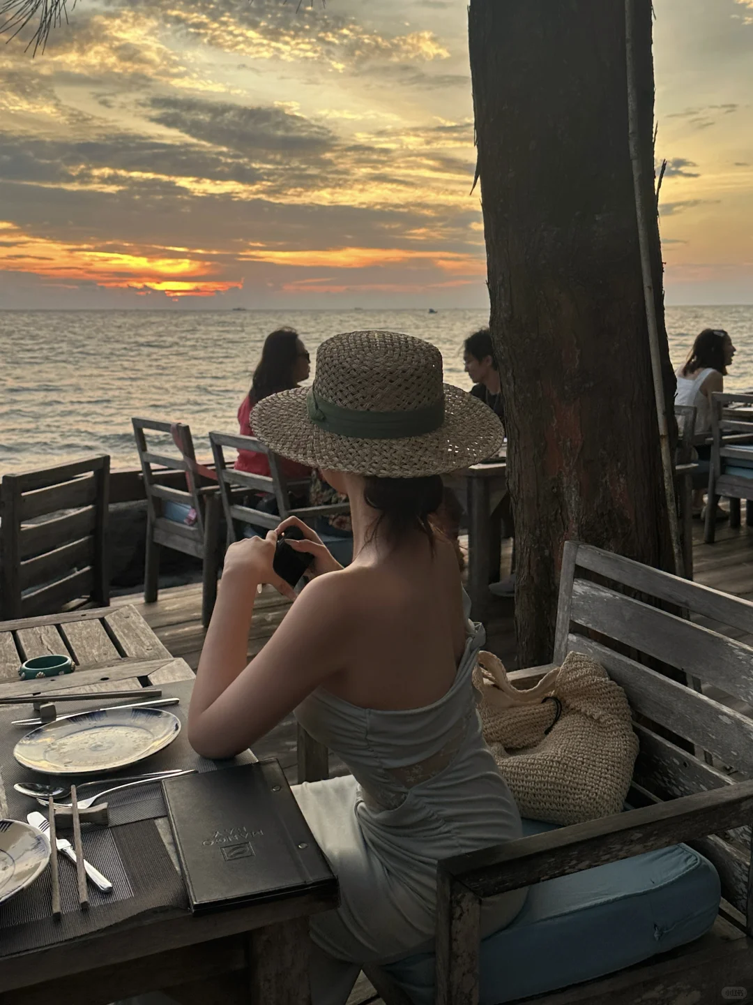 神级日落照片🌅海边餐厅真的浪漫爆了