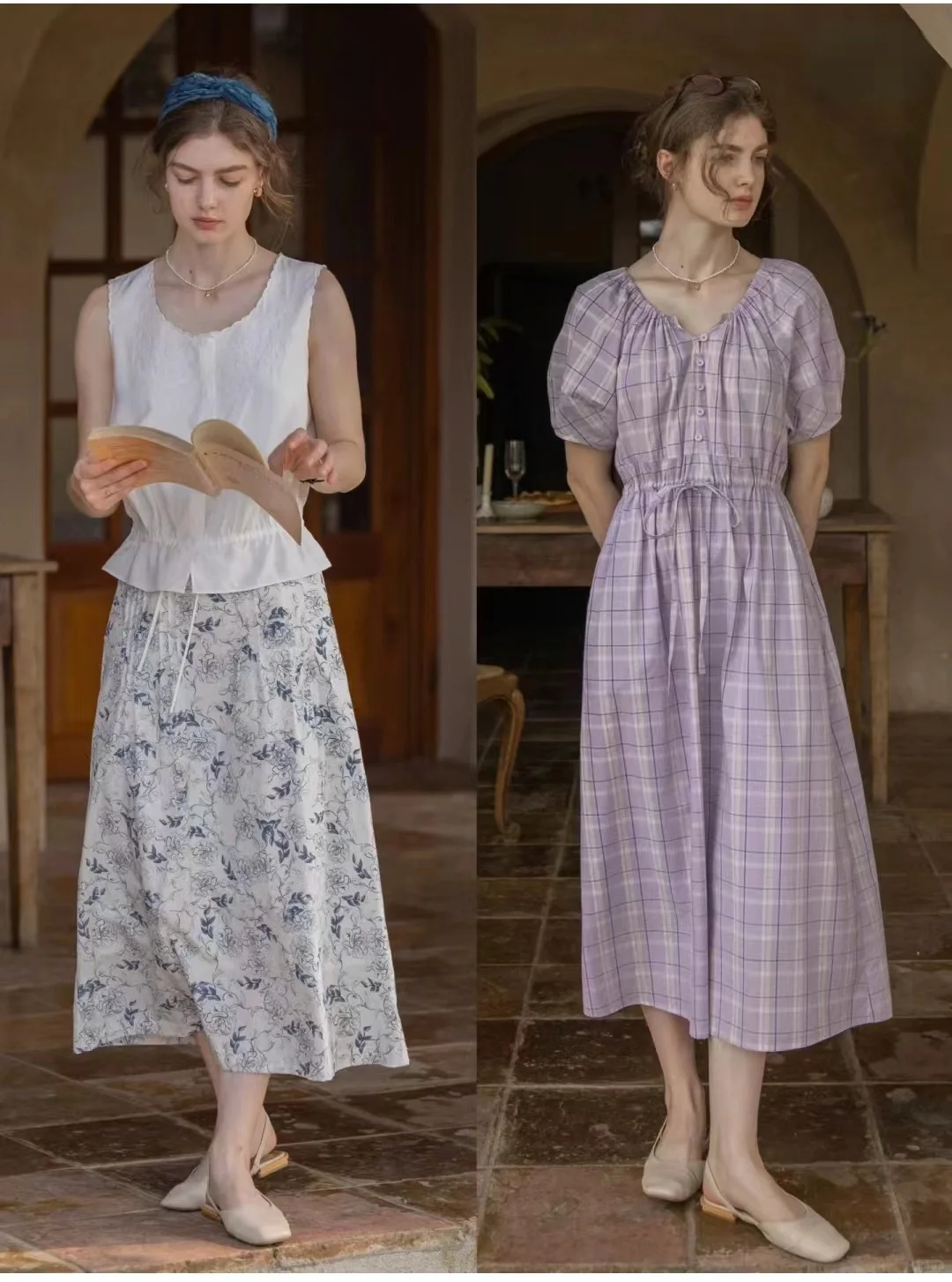 法式复古文艺系女生知识分子日常不费力穿搭