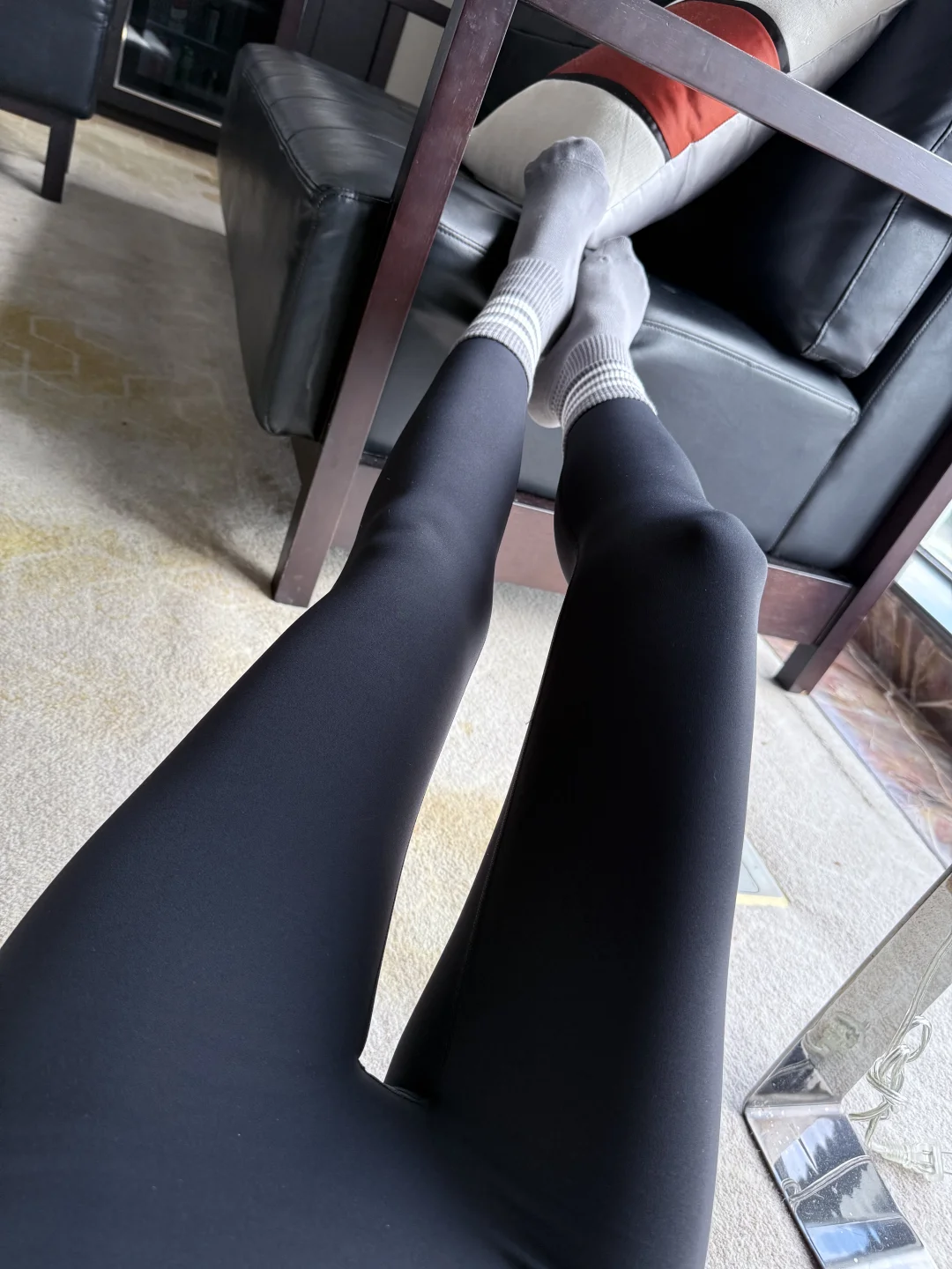 yyds❗️这条黑色软糯无痕瑜伽裤直接锁死