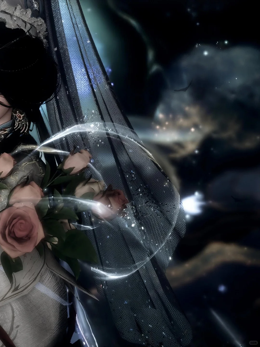 “美淑人之妖艳，因盼睐而倾城”