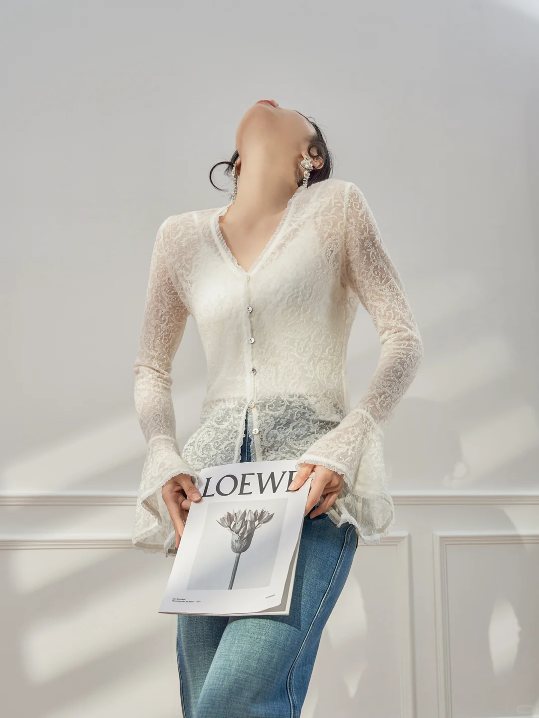 被追问爆的蕾丝开衫！温柔到犯规