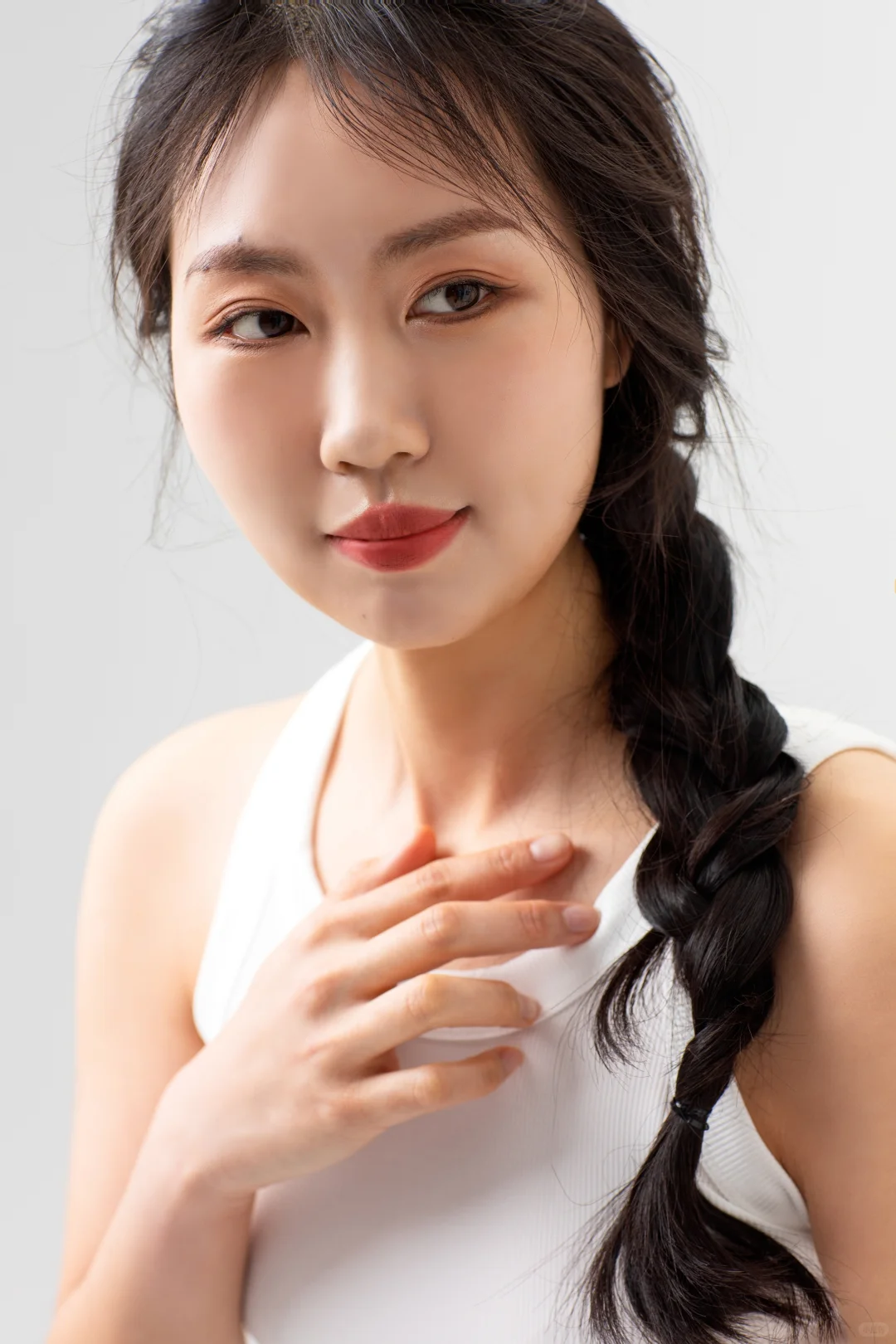 淡颜韩系清透感写真 简单松弛