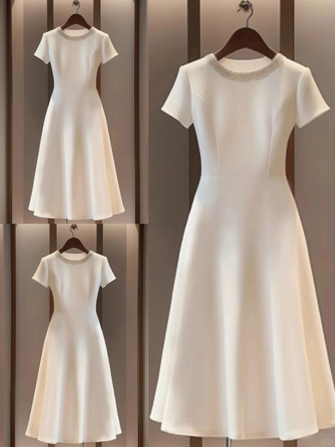 谁穿谁有腰！哥弟收腰A字裙对胯宽太友好啦