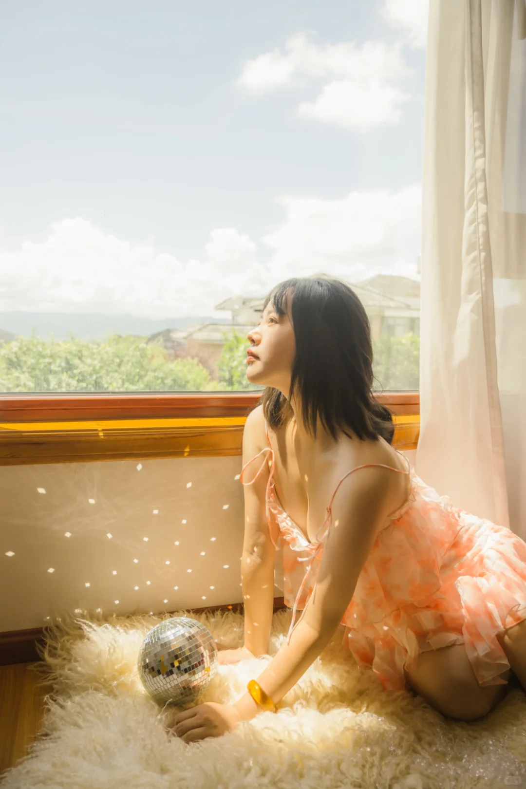 温柔的阳光在肌肤上起舞~